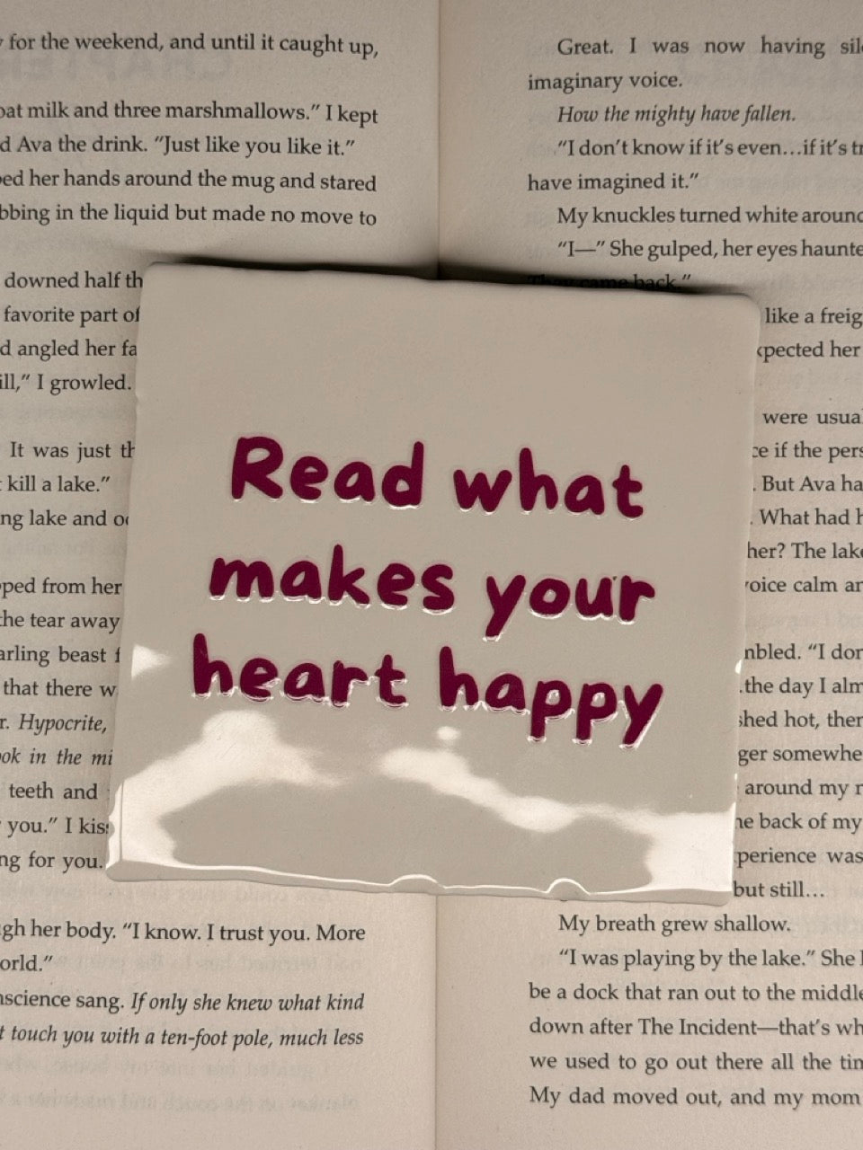 Keramische Tegel Read What Makes Your Heart Happy