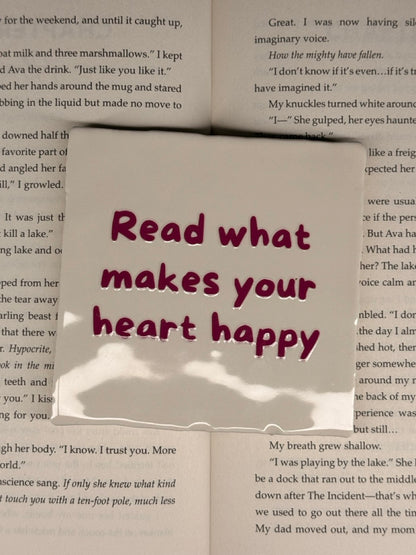 Keramische Tegel Read What Makes Your Heart Happy