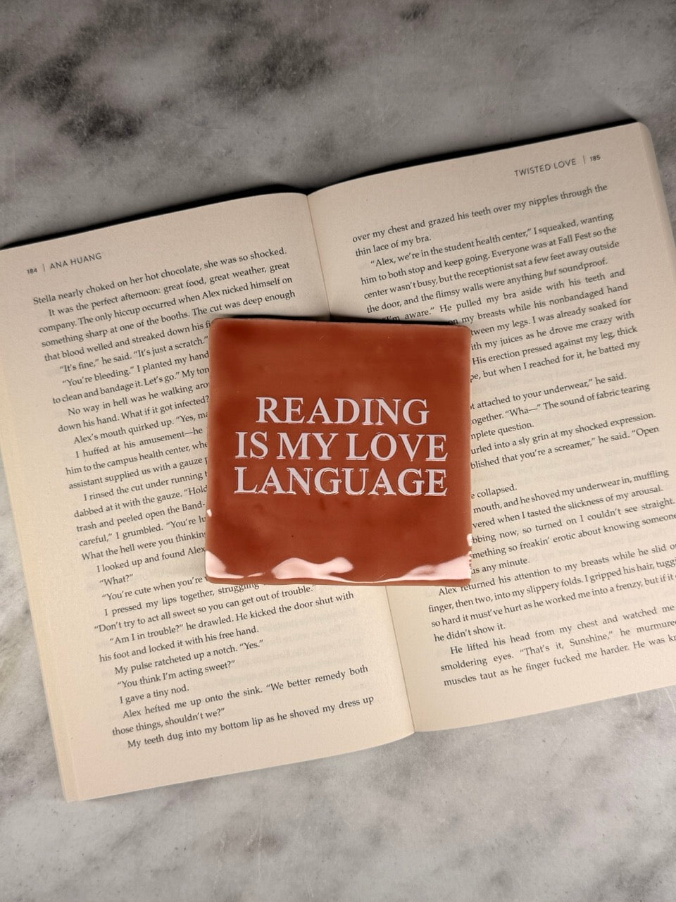 Keramische Tegel Reading Is My Love Language