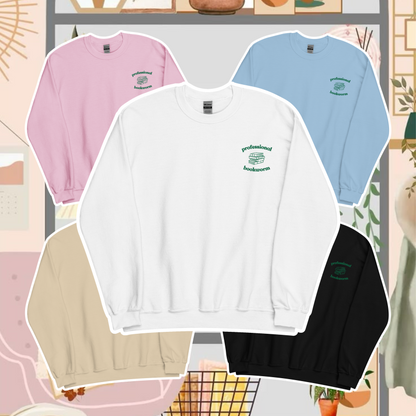 Professional Bookworm Geborduurd Sweatshirt