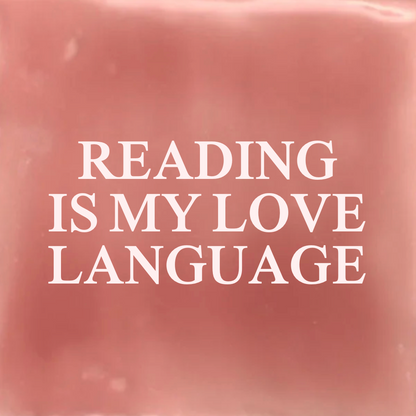 Keramische Tegel Reading Is My Love Language