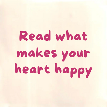 Keramische Tegel Read What Makes Your Heart Happy