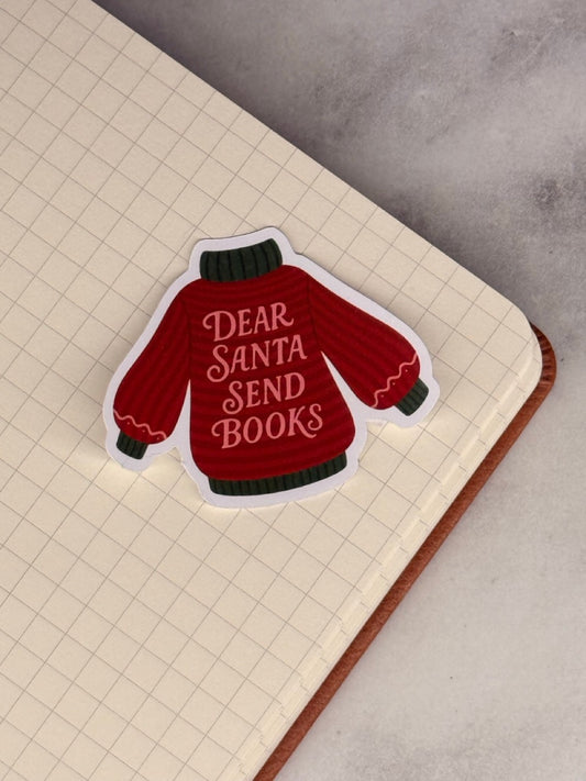Sticker Dear Santa Send Books