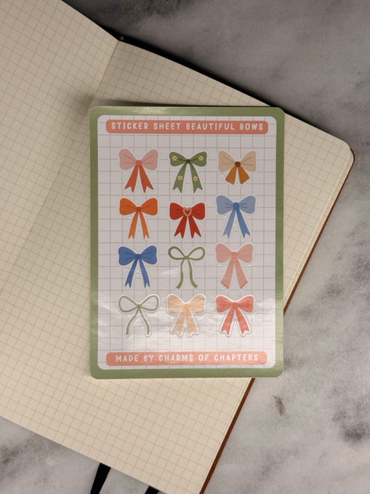 Sticker Sheet Beautiful Bows