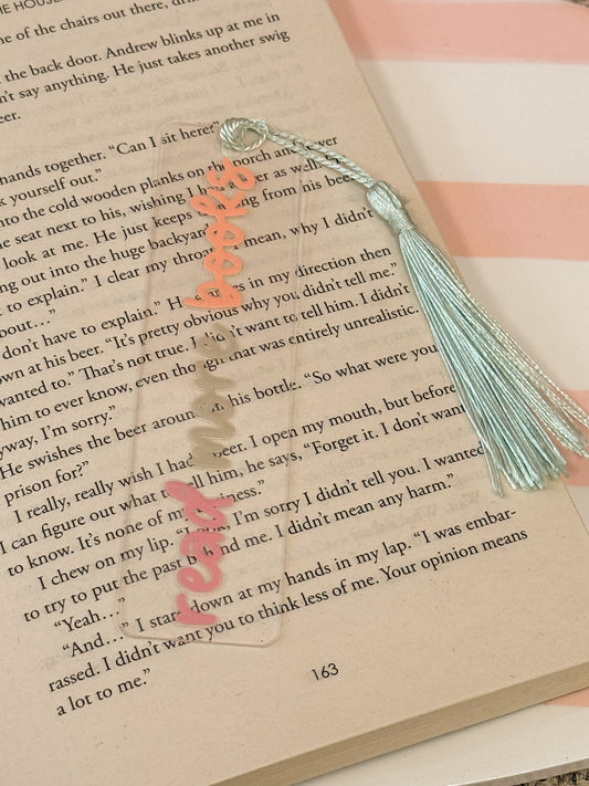 Read More Books acryl boekenlegger in pastelkleuren