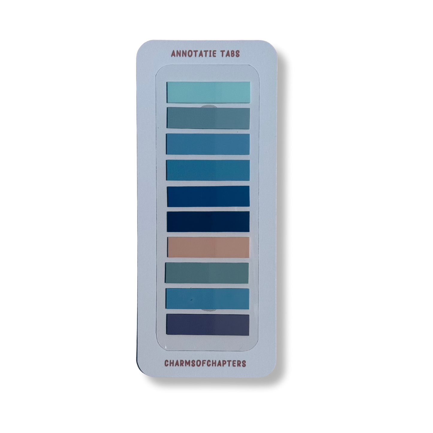 Annotatie tabs Blue Lagoon met 200 sticky book tabs in 10 kleuren