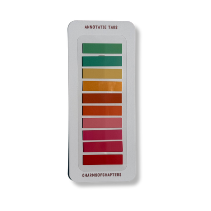 Annotatie tabs Electric Sunset met 200 sticky book tabs in 10 kleuren
