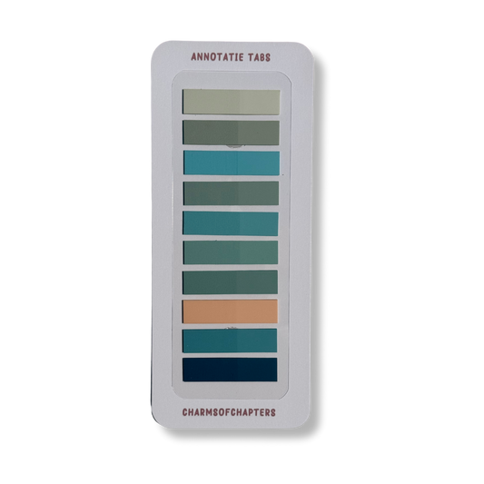 Annotatie tabs Ocean Breeze met 200 sticky book tabs in 10 kleuren