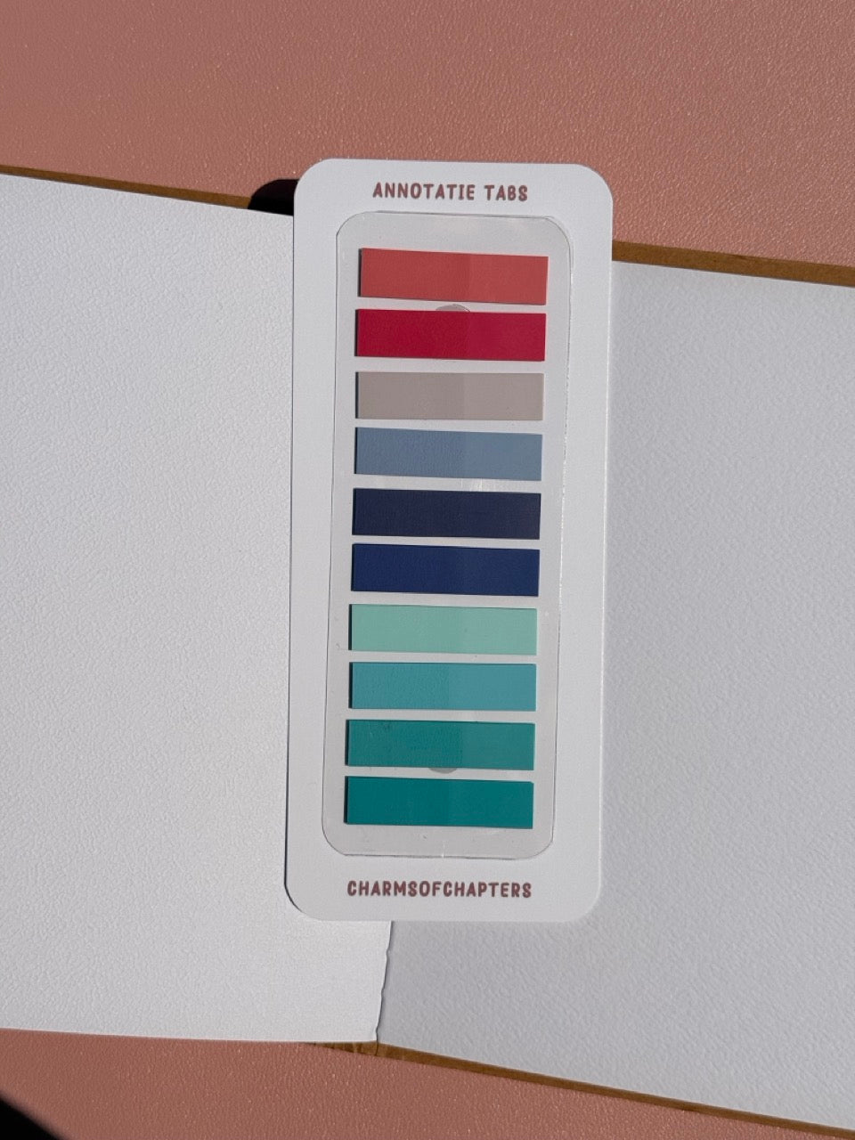 Sticky book tabs Soft Serenity voor boeken annoteren en passages markeren