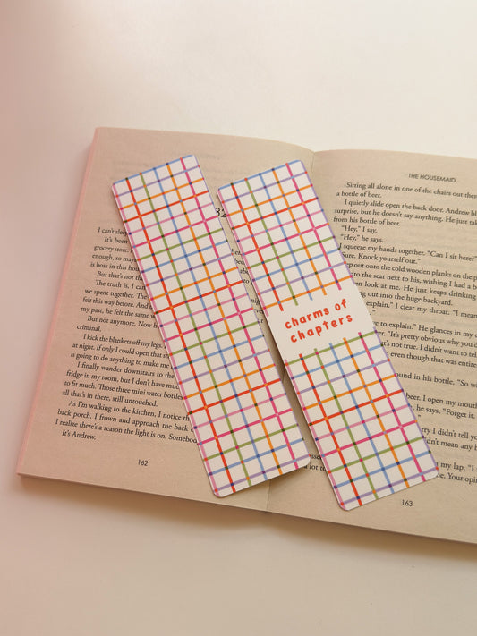 Productfoto van boekenlegger Colorful Plaid