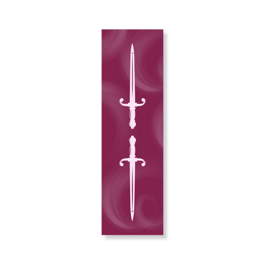 Boekenlegger Swords met zwaardillustraties