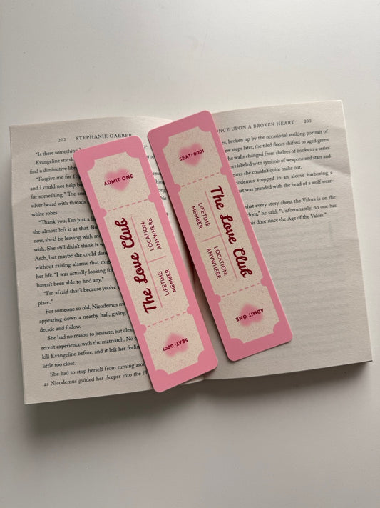 Productfoto van boekenlegger The Love Club