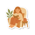 Sticker Reading Nook