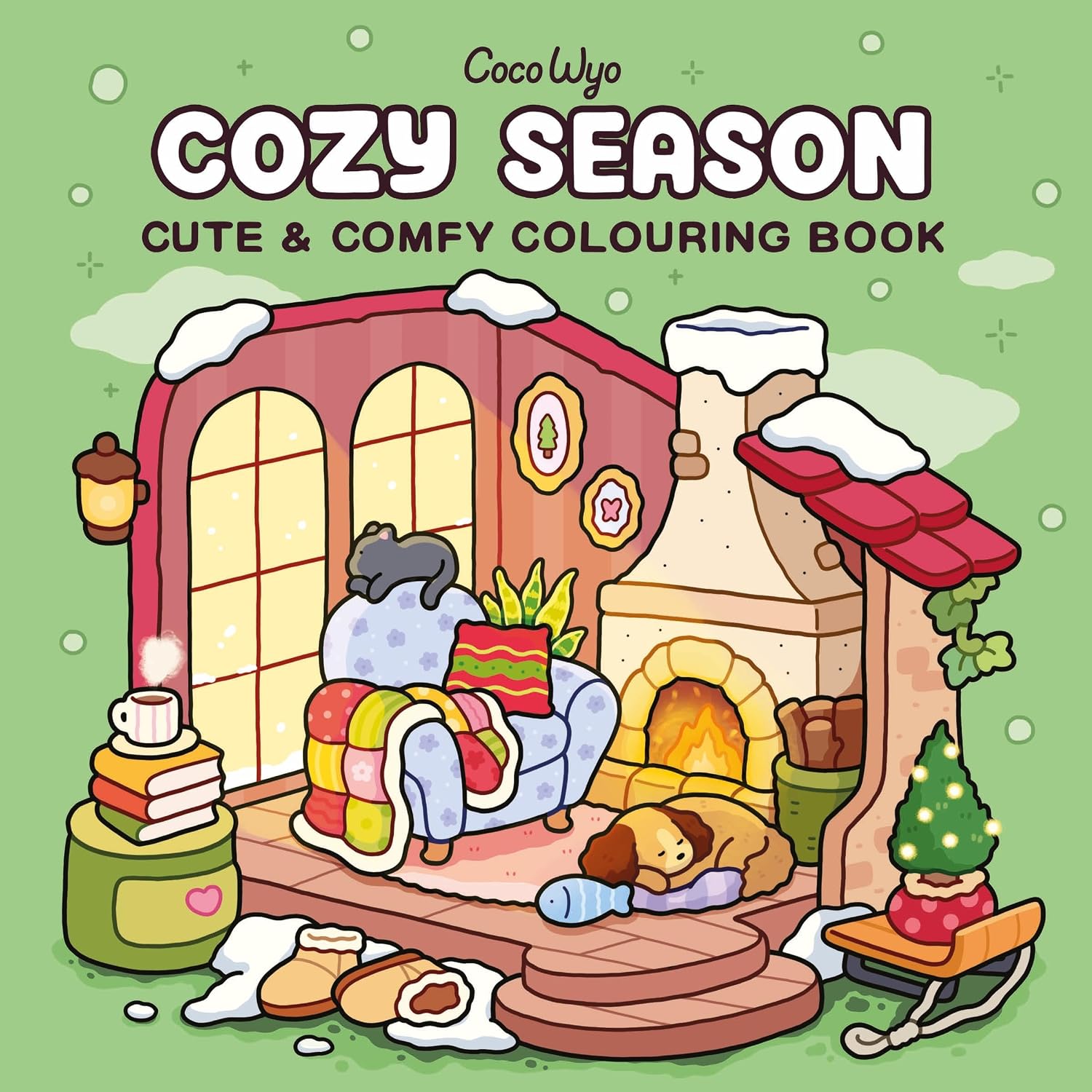 Coco Wyo Cozy Season kleurboek met knusse seizoensillustraties