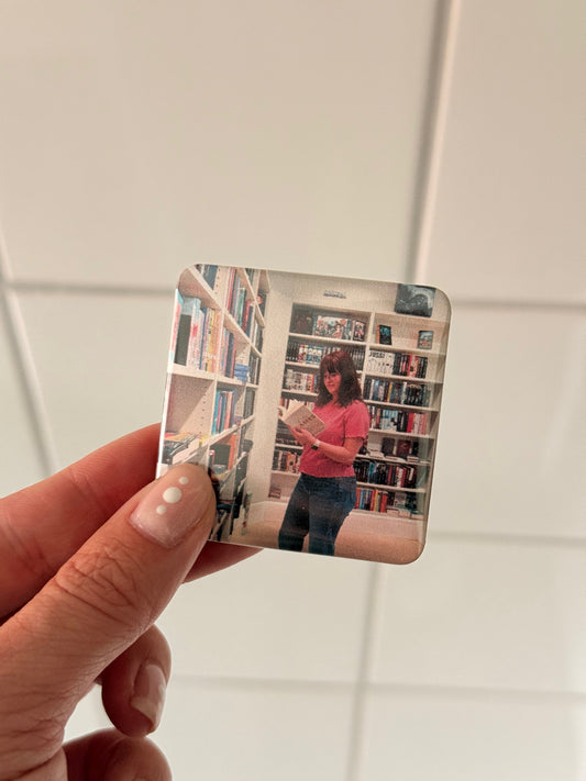 Custom fotomagneten van 5x5 cm met eigen foto's