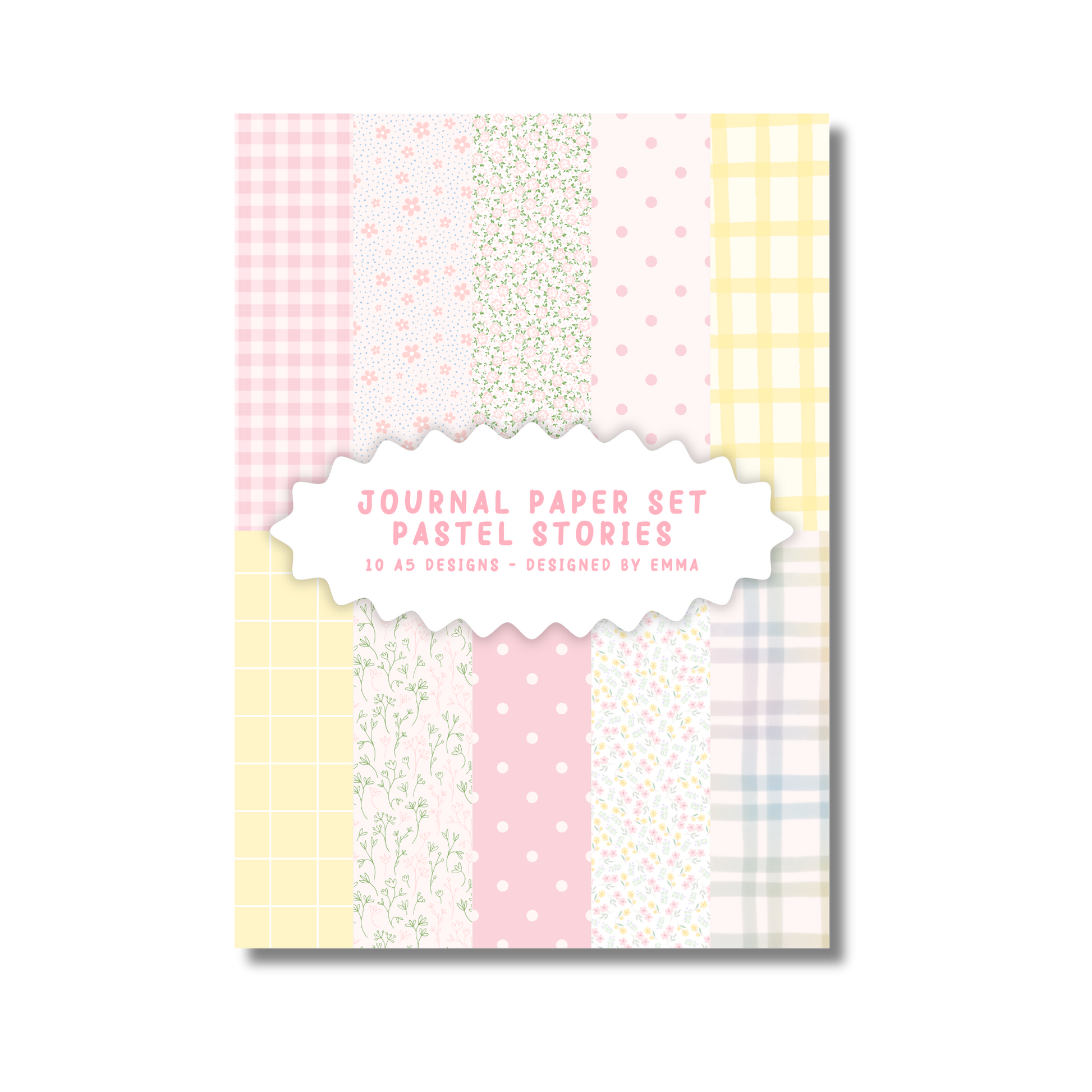 Journal Paper Set Pastel Stories voor journaling