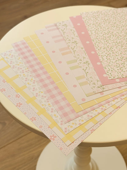 Journal Paper Set Pastel Stories voor creatieve spreads