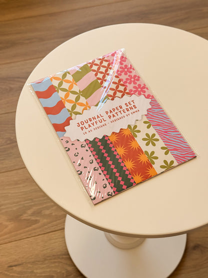 Journal Paper Set Playful Patterns