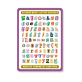 Sticker Sheet Letter Cutouts