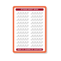Sticker Sheet Outline Spice