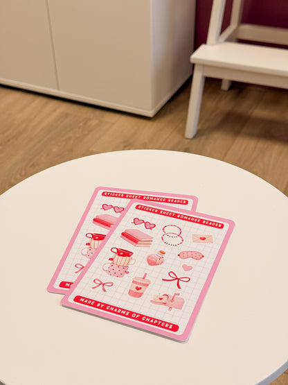 Bookish Stickervel Romance Reader voor romance lezers