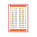Sticker Sheet Yellow Stars