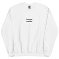 Horror Reader Geborduurd Sweatshirt